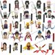 thumbnail image 2 of Mini figuras de acción de bloques de construcción, juguete de ladrillos de anime, Demon Slayer, Hantengu, Daki, Giyuutarou, Kokushibo, regalos, KF6162, KF6163, KF6142 qym unisex, 2 of 2