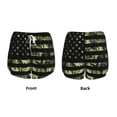 thumbnail image 4 of Disketp American Flag Camo Print Women's Shorts Workout Shorts for Athletic Gym Running Shorts with Phone Pockets Small, 4 of 8