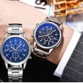 thumbnail image 5 of 2 Pzas Relojes De Cuarzo Casuales Impermeables Para Hombre, 5 of 5