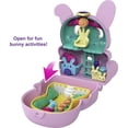 thumbnail image 4 of Polly Pocket Flip & Find Bunny Compact, Travel Toy with Micro Polly Doll and Pet Bunny, 4 of 8