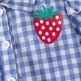 thumbnail image 6 of yboeqw Toddler Girls Clothes 2 Piece Outfits Long Sleeve Plaid Print Bow Top and Loose Pants Set,Size 9-12 Months, 6 of 8