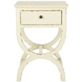 thumbnail image 3 of SAFAVIEH Maxine Solid Nightstand with Storage Drawer, Vintage Cream, 3 of 5