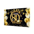 thumbnail image 3 of Bearachild Feliz cumpleaños telón de fondo banner fotografía fondo feliz cumpleaños banner Kits de decoración para fiestas 80 años, 3 of 6