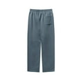 thumbnail image 3 of Styesk Men's Pants Men's Solid Color Casual Straight Leg Pants Full Length Pants, 3 of 3