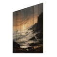thumbnail image 2 of Designart "Beach Photo peaceful Shores VIII" Nautical & Beach Print on Natural Pine Wood, 2 of 5