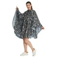 thumbnail image 3 of MIASHUI Poncho de Pluie Imperméable avec Capuche et Fermeture Éclair Imperméable pour Adultes, Rose, Taille Unique, 3 of 8