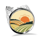 thumbnail image 1 of Ladera de hierba Arbol Sol Sol Anillo de compromiso de boda de amor ajustable Unbranded M, 1 of 3