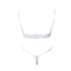 thumbnail image 2 of Gibobby Conjunto de lencería Lencería para Mujer, Lencería Sexy para Mujer, Conjunto de Lencería a Juego Transparente(Blanco, XXG), 2 of 5