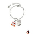 thumbnail image 2 of Delight Jewelry Resin Penguin with Red Scarf Silvertone Discover Dream Explore Zoey Charm Bracelet, 6.5+2" Extender, 2 of 4
