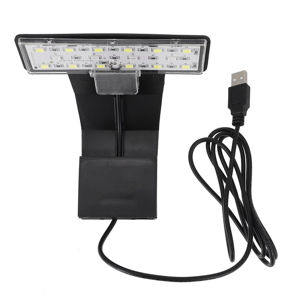 KAKOWELY Lámpara LED para acuario, luz para pecera, luces LED acuáticas con clip, lámpara impermeable
