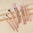 thumbnail image 2 of Brocha cosmética portátil con minijuego de brochas para polvos, brocha para ojos, herramienta de maquillaje, fácil de guardar, 2 of 5