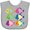 AC-Heather Grey, variant on Inktastic Tropical Fish Lover Girls Baby Bib