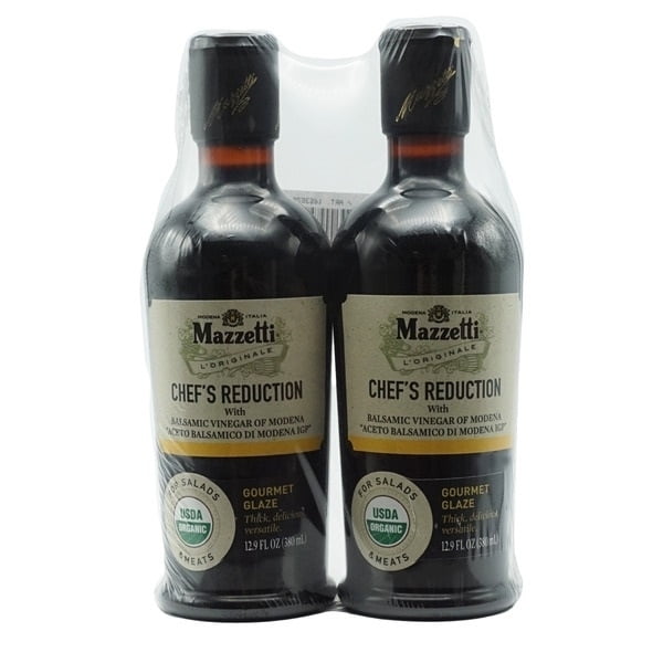 Mazzetti Organic Balsamic Vinegar Reduction, 380 ml (Pack of 2