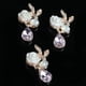 thumbnail image 3 of 10 Piezas De Aleación De Cristal Rosa Flor Botones De Espalda Plana Joyería Que Hace Hallazgos 24 Mm perfecl Resultados de la joyería de Flatback, 3 of 8