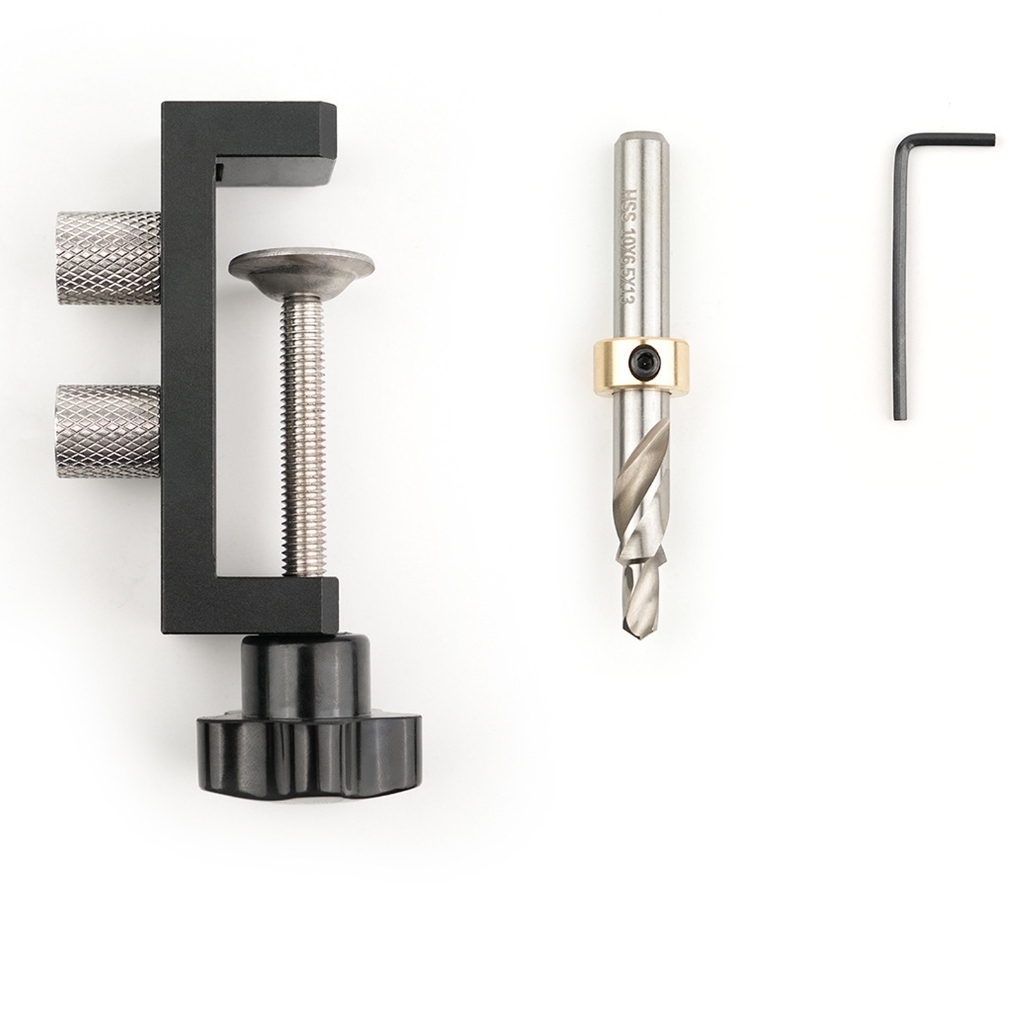 MOMOJIA Aluminum Extrusion Drilling Aid Tool Drill Guide Access Hole Drill Jig For 20 30 40 Series European Standard