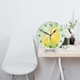thumbnail image 4 of Zhmjortal Fruit Pattern Wall Clock 10 Inch Silent Non Ticking Battery Operated Clock Vintage Round Clock for Living Room Bedroom Bathroom Office Decor, 4 of 7