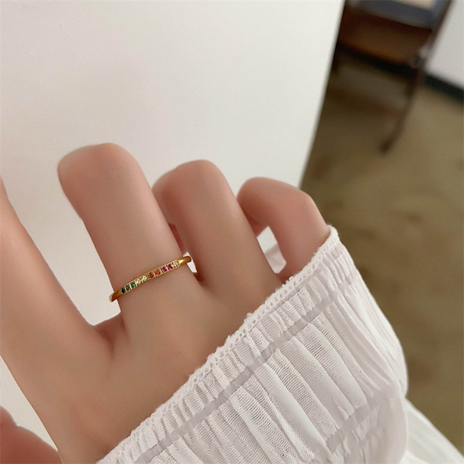 Hug Rings for Women Sterling Silver Adjustable Ring for Women Daughter Hand  Ring Jewelry for Birthday Gifts Holiday Gift for Women Teen Girls -  Walmart.com