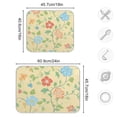 thumbnail image 5 of Yayeee Dish Drying Mat for Kitchen Counter Ultra Absorbent Easy Clean Pad 24x18", Colorful Flower, 5 of 7