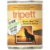 Tripett Grain-Free All Natural Dog Food-Beef Tripe, Duck & Salmon, 13 oz cans, Pack of 12