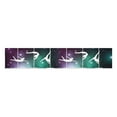 thumbnail image 2 of MKHERT Silhouettes of Female Pole Dancers On Galactic Space Background Table Runner for Office Kitchen Dining Wedding Party Banquet 16x72 Inch, 2 of 2