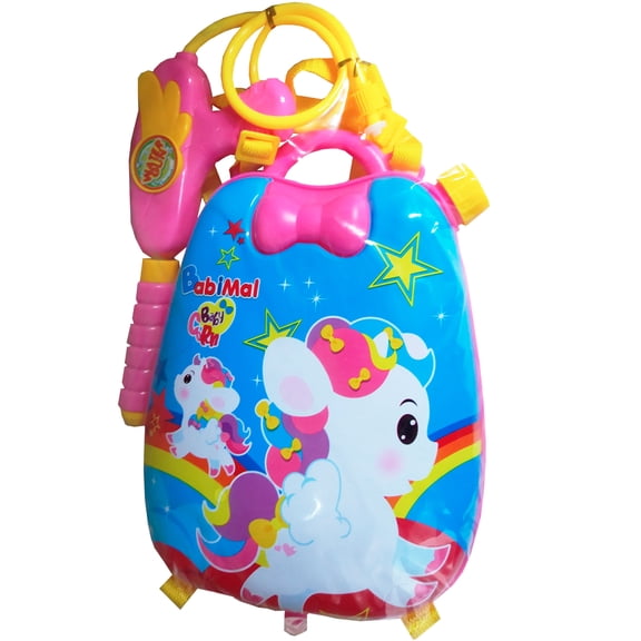 Pistola de Agua Genérico Con Tanque Mochila Unicornio