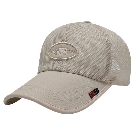 Fimkaul Womens Summer Baseball Cap Men Ladies Embroidered Letters Mesh Breathable Sunshade Mesh Hat Mens Sun Hats