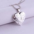 thumbnail image 2 of Photo Necklace Smooth Romantic Love Memorial Locket Necklace for Anniversary, 2 of 7