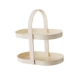 thumbnail image 2 of Tnarru Vanity Organizer Shelf Spice Rack Multipurpose Cosmetics Organizer Perfume Holder for Dresser Bathroom Kitchen Cabinet Office White Handle, 2 of 8