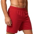 thumbnail image 2 of LEKWK Basketball Shorts Men Elastic Waist Atheltic Sports Shorts Brethable Quick Dry Activewear Lightweight Fitness Short with Pockets Outdoors Workout Gym Bottoms, 2 of 5