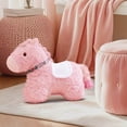 thumbnail image 4 of Plush Toys,Cute Pink Stuff,22IN Pink Horse Plush Toy - Ultra Soft Fluffy Cuddly Stuffed Animal - Cozy Decor & Thoughtful Birthday/ Holiday Gift for Birthday Valentine Mother Day(B), 4 of 6