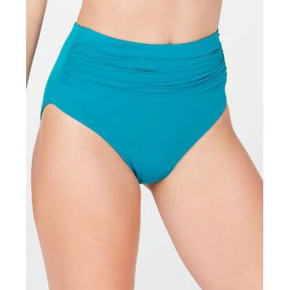 Ralph Lauren EMERALD High-Waist Tummy-Control Bikini Swim Bottom, US 6