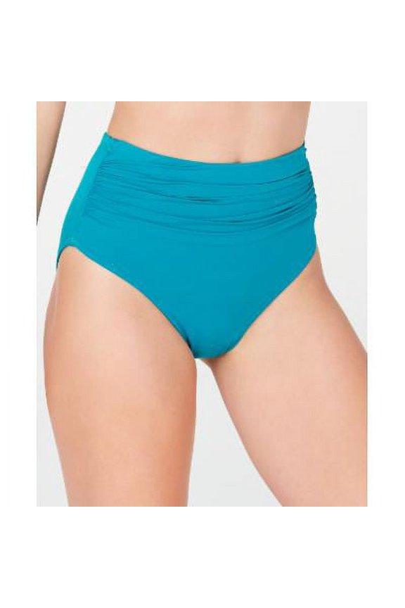 EMERALD High-Waist Tummy-Control Bikini Swim Bottom, US 6