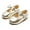 CL02-Gold, variant on Girls Flat Mary Jane Shoes School Party Dress Ballerina Shoe (Toddler/Little Kids) Nude-9M