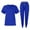 01-Royal Blue, variant on Scrubs for Women, Women's V-Neck Scrubs Set with Multiple Pockets, Vibrant Color Options