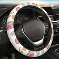 thumbnail image 4 of XMXT Watercolor Love Gift Steering Wheel Cover, Elastic Non-Slip Universal Fit Car Decor Accessories Protector for Auto SUV Trucks, 4 of 8