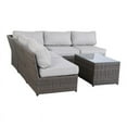 thumbnail image 3 of Living Source International 6-Piece Outdoor Set w/ Olefin Cushions in Brown/Gray, 3 of 5