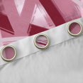 thumbnail image 4 of Castle Fairy Pink Lines Blackout Curtains Set of 2 (52x84 Each),Stripes Window Curtains, 4 of 6