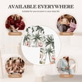 thumbnail image 7 of Fuzoiu Flamingo Palm Trees Print Women's Long-Sleeved Pajama,Lounge Button Down Nightwear,Womens Notch Collar Pajama Set-XX-Large, 7 of 7