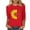 #0079-Red, variant on Ailaofu Women's Summer Sunflower T Shirt Cute Flower Graphic Loose Tees Crew Neck 3/4 Sleeve Casual Tops