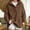 A1 Coffee, variant on Sweatshirt for Women Oversized Henley Neck Pullover Top Fall Outfits,Snap Button Up Pullover Tops,Quilted Placket Detail,Loose Drop Shoulder Fit,Tunic Sweatshirt,Fall Winter Fashion Outfits Beige S