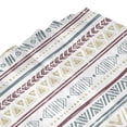 thumbnail image 5 of XMXY Paisley Africa Geometrical Check Long Shower Curtains, Waterproof Weighted Thick Bathroom Curtain with 12 Iron Hook, 72x72 Inch, 5 of 9