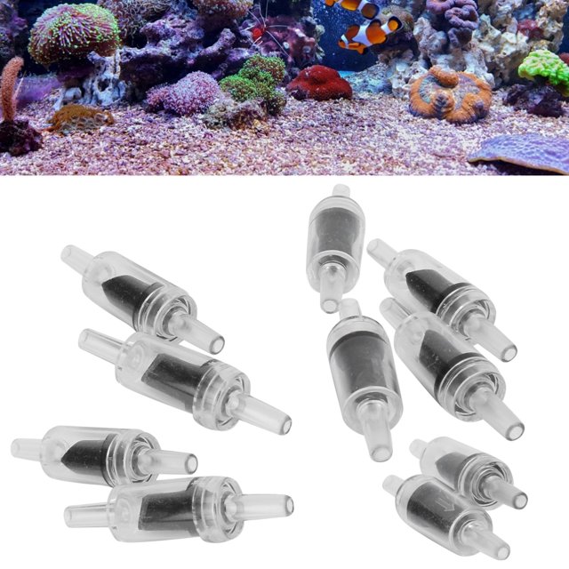 Khall Fish Tank Light Bar Waterproof LED Aquarium Lights One Way Air Pump Check Valves Plastic Non‑Return Check Valve For