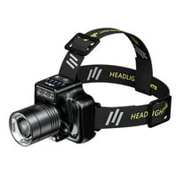 Rechargeable Headlamp,800 Lumens Motion Sensor LED Head Lamp with 5 Modes,IPX7 Waterproof,90 Adjustable,Forehead Head Lights for Outdoor Camping,Cycling,Hiking