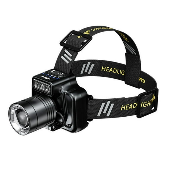 Rechargeable Headlamp,800 Lumens Motion Sensor LED Head Lamp with 5 Modes,IPX7 Waterproof,90 Adjustable,Forehead Head Lights for Outdoor Camping,Cycling,Hiking