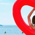 thumbnail image 3 of HEALEEP Floating Water Mat Heart Shaped Swim Ring 1PC for Picnic Enthusiasts, 3 of 8