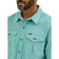 thumbnail image 3 of Wrangler® Men's Relaxed Stretch Short Sleeve Shirt, Sizes S-5XL, 3 of 3