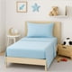 thumbnail image 2 of Juego de Sábanas Tacto Algodón Individual 3 Piezas Ultra Suaves y Frescas Color Azul pastel Kyuden Home, 2 of 5