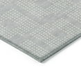 thumbnail image 4 of Addison Rugs Chantille Indoor/Outdoor Transitional Squares Silver Washable Runner Rug, 2'3" x 7'6", 4 of 6