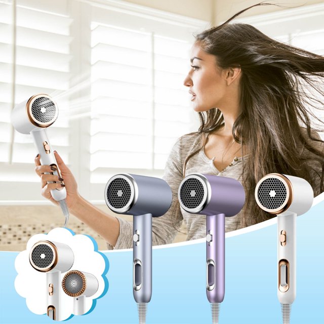New Hair Dryer Blue Light Hair Care Hair Dryer Home Hair Dryer,Black&friday Deals 2024,Cyber&Monday Deals 2024,PENDANE,Purple
