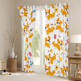 thumbnail image 3 of Homewish Kawaii Dalmatian Pug Curtains Pack of 2 (42x84 Each) for Kids, Cartoon Dog Lover Curtains Blackout, Blossoms Flower Floral Bedroom Curtains, Window Curtains Home Decor, 3 of 6